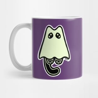 Little Ghost Cat (Won't say Boo) Mug